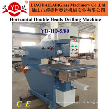 Double Heads for Making Glass Holes Semi-Auto Drilling Machine